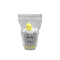 Мило у формі пеніса Чистий Кайф Yellow size L, крафтове мило-член, натуральне — Переглянути зображення 4
