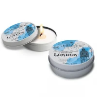 Масажна свічка Petits Joujoux - London - Rhubarb, Cassis and Ambra (43 мл) з афродизіаками — Просмотреть изображение 2