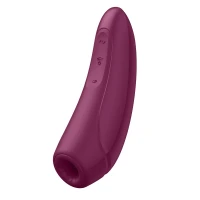 Вакуумний кліторальний стимулятор Satisfyer Curvy 1+ Rose Red з керуванням через інтернет — Переглянути зображення 8