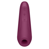 Вакуумний кліторальний стимулятор Satisfyer Curvy 1+ Rose Red з керуванням через інтернет