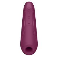 Вакуумний кліторальний стимулятор Satisfyer Curvy 1+ Rose Red з керуванням через інтернет — Переглянути зображення 6
