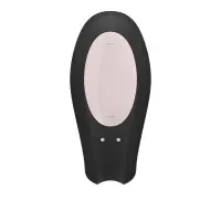 Смарт-вібратор для пар Satisfyer Double Joy Black із широким кліторальним стимулятором — Просмотреть изображение 3