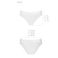 Трусики с прозрачной вставкой Passion PS002 PANTIES M, white