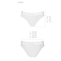 Трусики з прозорою вставкою Passion PS002 PANTIES M, white — Переглянути зображення 5