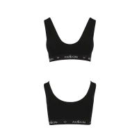 Спортивний топ з широкою гумкою Passion PS004 TOP XL, black — Просмотреть изображение 5