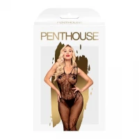Бодістокінг з доступом до попки Penthouse - Dirty mind black XL — Переглянути зображення 3