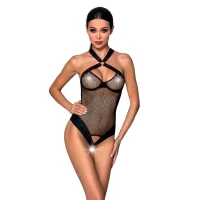 Сітчастий боді з халтером Passion Amanda Body S/M, black — Просмотреть изображение 1