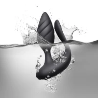 Анально-вагінальний вібратор для пар Rocks Off Cocktail Black, пульт ДК — Переглянути зображення 3