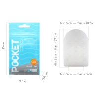 Мастурбатор TENGA Pocket Wave Line — Переглянути зображення 2