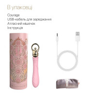 Вибратор для точки G с подогревом Zalo Sweet Magic - Courage Fairy Pink — Просмотреть изображение 7
