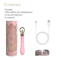 Вібратор для точки G із підігрівом Zalo Sweet Magic - Courage Fairy Pink — Переглянути зображення 7