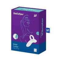 Вібратор на палець Satisfyer Bold Lover White, гнучкий — Переглянути зображення 4