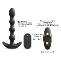 Анальний вібратор-намисто Dorcel FLEXI BALLS, гнучкий стовбур, пульт ДК — Переглянути зображення 4