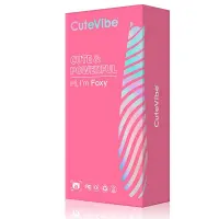 Вакуумний стимулятор з вібрацією CuteVibe Foxy Pink — Переглянути зображення 4