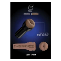 Мастурбатор-попа Kiiroo Feel Stroker Butt Mid Brown для секс-машини Kiiroo Keon — Переглянути зображення 8