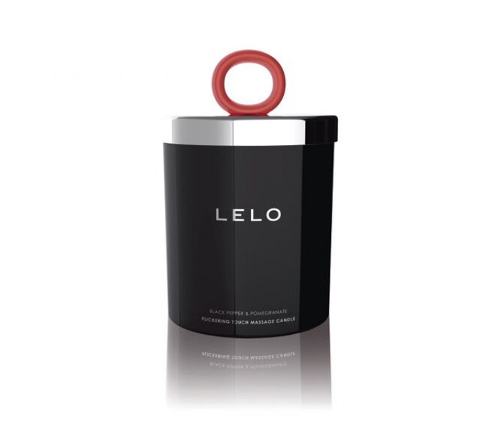 Масажна свічка LELO Massage Candle Black Pepper & Pomegranate, соєвий віск, 36 годин горіння