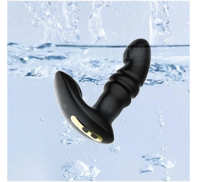 Смарт вібратор-пульсатор Fun Town Jive Black, імітація фрикцій