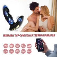 Смарт вибратор-пульсатор Fun Town Jive Black, имитация фрикций — Просмотреть изображение 3