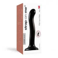 Насадка для страпона Strap-On-Me P&amp;G-Spot Dildo, силикон, размер M — Просмотреть изображение 5
