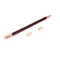 Фіксатор-розпірка для ніг або рук Liebe Seele Wine Red Spreader Bar, дерево + натуральна шкіра — Просмотреть изображение 2