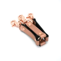 Хрестовина для фіксації Liebe Seele Rose Gold Memory Hog Tie, натуральна шкіра, рожеве золото — Переглянути зображення 6