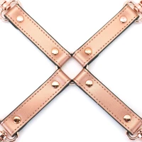 Хрестовина для фіксації Liebe Seele Rose Gold Memory Hog Tie, натуральна шкіра, рожеве золото — Переглянути зображення 3