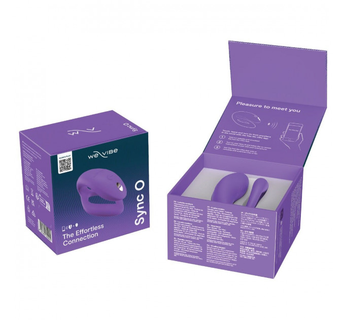Смарт-вібратор для пар We-Vibe Sync O Light Purple, пульт ДК