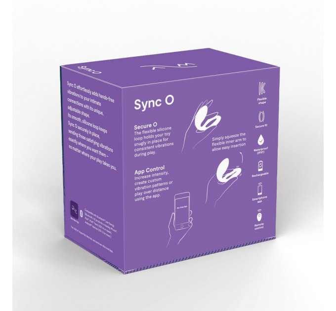 Смарт-вібратор для пар We-Vibe Sync O Light Purple, пульт ДК