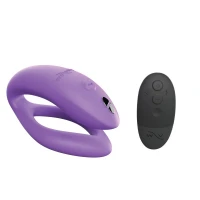 Смарт-вібратор для пар We-Vibe Sync O Light Purple, пульт ДК — Переглянути зображення 1