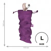 Мішечок для секс-іграшок Satisfyer Treasure Bag L, фіолетовий, на шнурку — Переглянути зображення 1