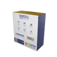 Анальний розширювач Wooomy Coco L, чорний, силіконовий, роздвоєний — Переглянути зображення 4
