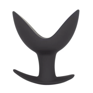 Анальний розширювач Wooomy Coco L, чорний, силіконовий, роздвоєний