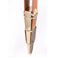Регульована шльопалка LOCKINK Adjustable Slapper for Impact Play, коричнева, натуральна шкіра — Переглянути зображення 6