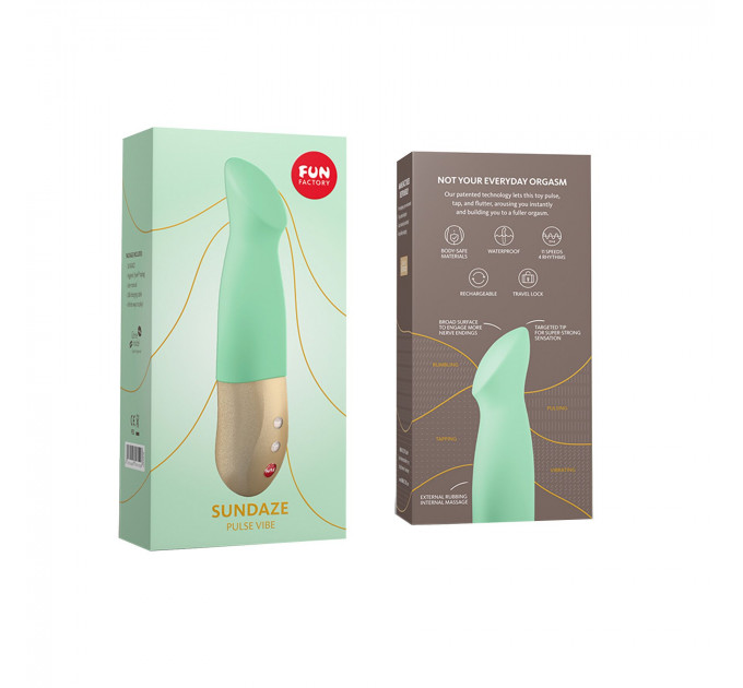 Вібратор-пульсатор Fun Factory SUNDAZE pistachio