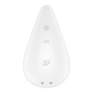 Вібратор для зовнішньої стимуляції Satisfyer Dew Drop White, 2 мотори, 12 режимів, м’який корпус
