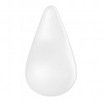 Вибратор для наружной стимуляции Satisfyer Dew Drop White, 2 мотора, 12 режимов, мягкий корпус