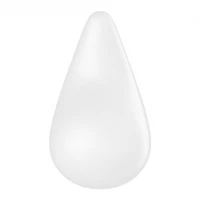 Вібратор для зовнішньої стимуляції Satisfyer Dew Drop White, 2 мотори, 12 режимів, м’який корпус — Переглянути зображення 4