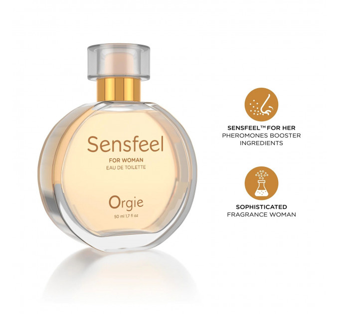 Жіночі парфуми з феромонами Orgie – Sensfeel for Woman (50 мл), квітково-фруктовий аромат