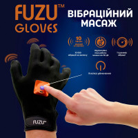Віброрукавички (пара) FUZU Gloves Vibrating Massage Two Hands, 11 режимів — Просмотреть изображение 3