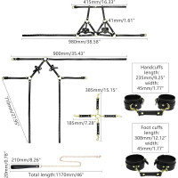 БДСМ-набор LOCKINK YEAHWOW Forced Nadu pose correction set БДСМ-набор LOCKINK YEAHWOW Forced Nadu pose correction set