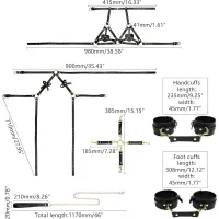 БДСМ-набір LOCKINK YEAHWOW Forced Nadu pose correction set — Переглянути зображення 6