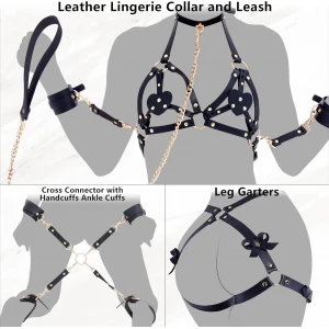 БДСМ-набір LOCKINK YEAHWOW Forced Nadu pose correction set