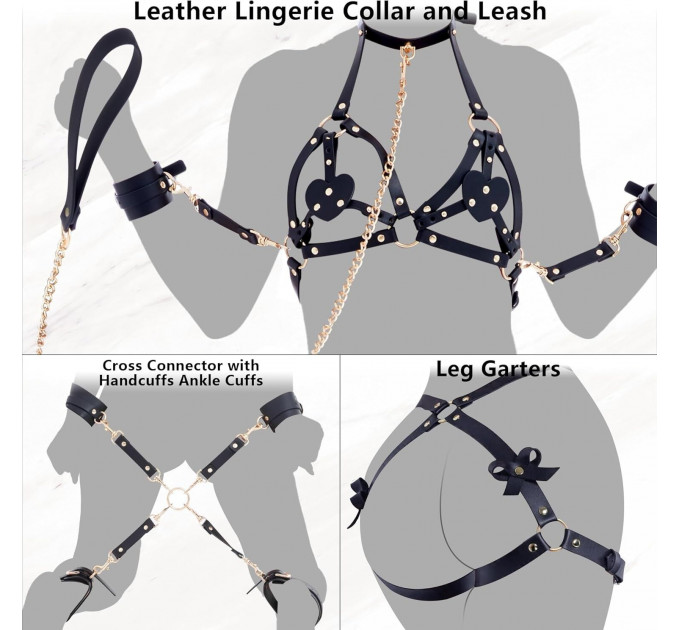 БДСМ-набір LOCKINK YEAHWOW Forced Nadu pose correction set