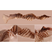 Мастурбатор-попка Naked Factory NICOLE, вагина + анус, очень реалистичный, сквозной — Просмотреть изображение 5