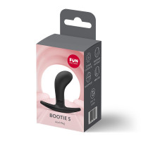 Анальна пробка Fun Factory BOOTIE S Black, діаметр 2,8 см, тонкий обмежувач — Переглянути зображення 4