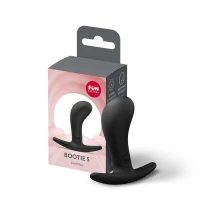 Анальна пробка Fun Factory BOOTIE S Black, діаметр 2,8 см, тонкий обмежувач — Просмотреть изображение 3