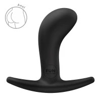 Анальна пробка Fun Factory BOOTIE S Black, діаметр 2,8 см, тонкий обмежувач — Просмотреть изображение 1