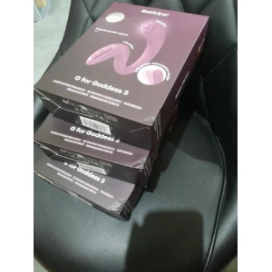 Вагінально-кліторальний вібратор Satisfyer G for Goddess 3 Wine Red (м'яте паковання!!!)