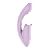 Вагінально-кліторальний вібратор Satisfyer Tongue Expert з язичком — Переглянути зображення 1