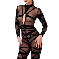 Комбінезон Noir Handmade F357 Bondesque Catsuit XL — Переглянути зображення 5